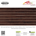 Adorn-WPC- Perforated Wall Panel - A030