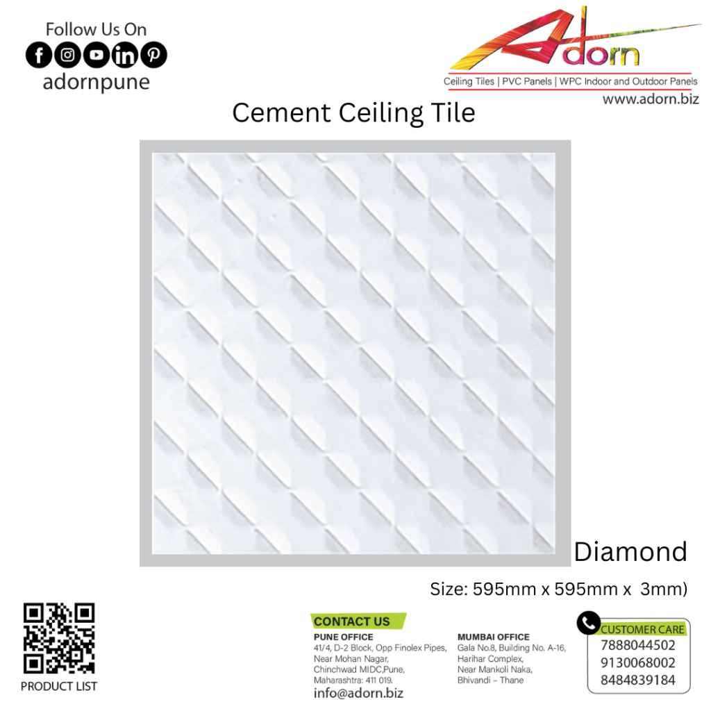 Adorn- Ceiling Tiles - Diamond