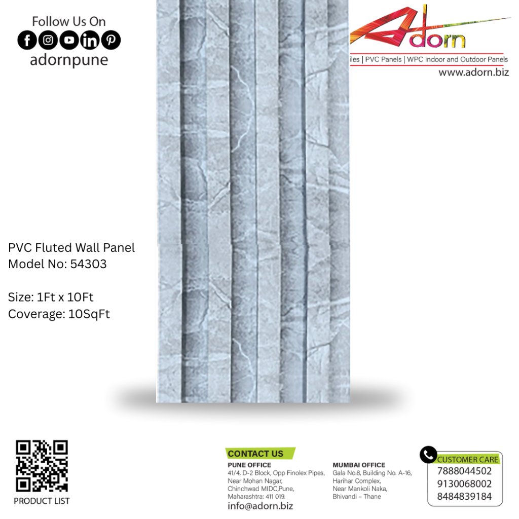 Adorn WPC Fluted Wall Panel Design-54303