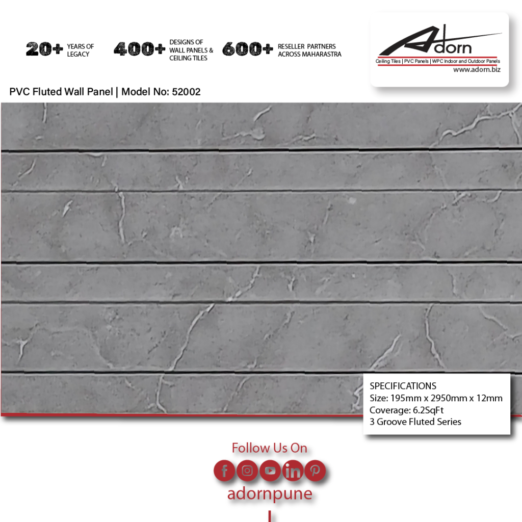 Adorn PVC Indoor Wall Panel Design- 52002