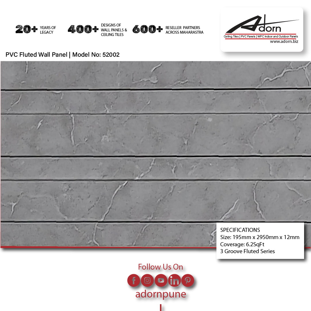 Adorn PVC Indoor Wall Panel Design- 52002